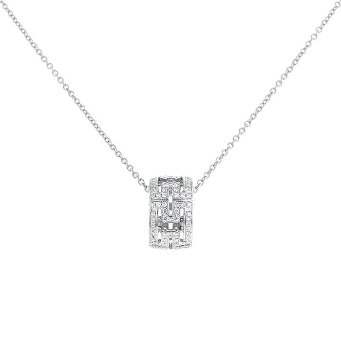 [Eterna Jewels]PARENTESI NECKLACE SILVER DIAMOND