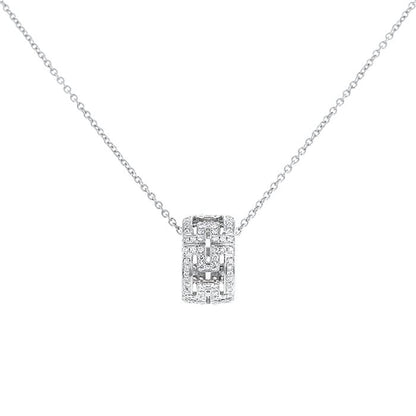 [Eterna Jewels]PARENTESI NECKLACE SILVER DIAMOND