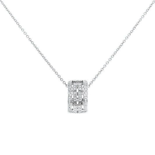 [Eterna Jewels]PARENTESI NECKLACE SILVER DIAMOND