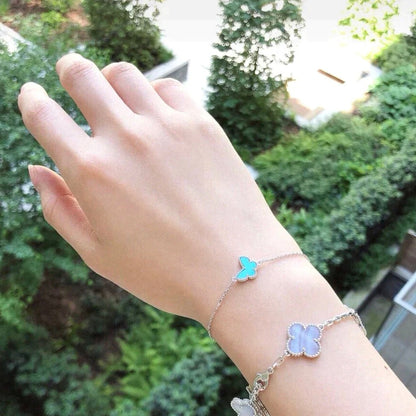 [Eterna Jewels]BUTTERFLY TURQUOISE BUTTERFLY BRACELET SILVER