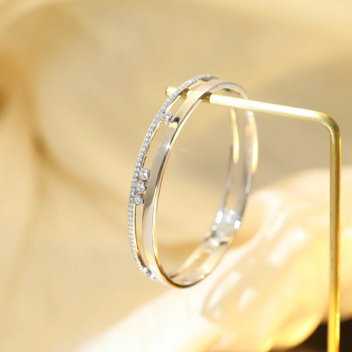 [Eterna Jewels]Move Romane Diamond Bangle Bracelet