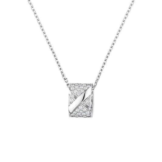 [Eterna Jewels]LIENS EVIDENCE DIAMOND PAVED NECKLACE