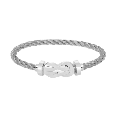 [Eterna Jewels]CHANCE LARGE 8 FIGURE BUCKLE NO DIAMOND BRACELET SILVER