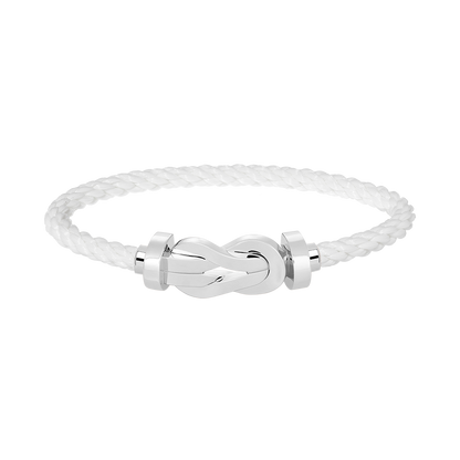 [Eterna Jewels]CHANCE LARGE 8 FIGURE BUCKLE NO DIAMOND BRACELET SILVER