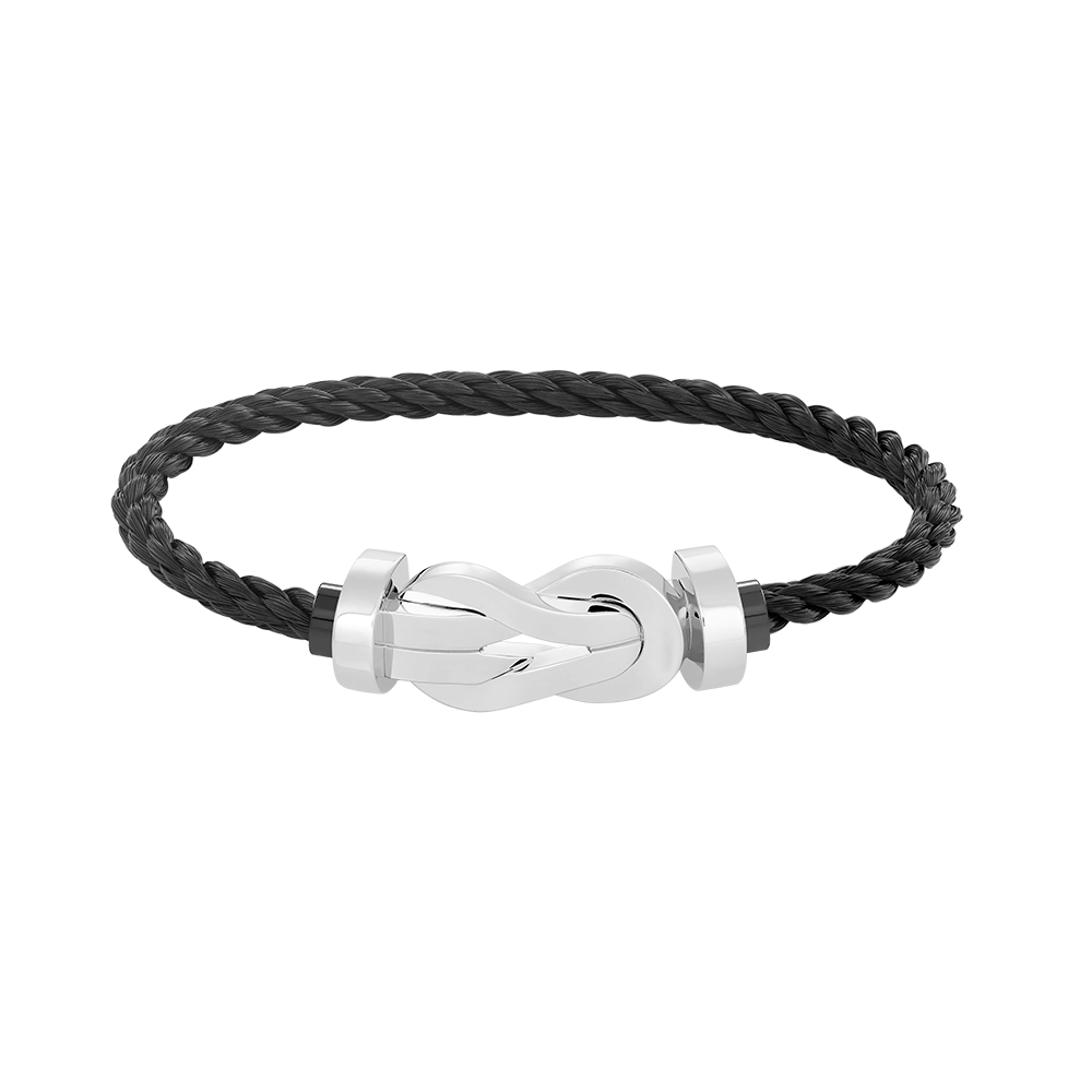 [Eterna Jewels]CHANCE LARGE 8 FIGURE BUCKLE NO DIAMOND BRACELET SILVER