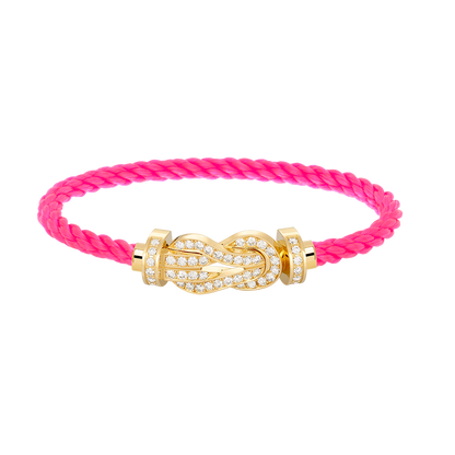 [Eterna Jewels]CHANCE LARGE 8 FIGURE BUCKLE FULLDIAMOND BRACELET GOLD