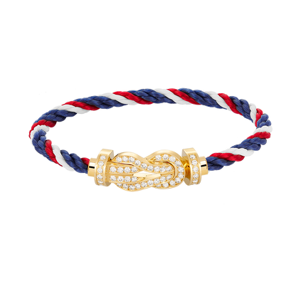 [Eterna Jewels]CHANCE LARGE 8 FIGURE BUCKLE FULLDIAMOND BRACELET GOLD