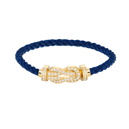 [Eterna Jewels]CHANCE LARGE 8 FIGURE BUCKLE FULLDIAMOND BRACELET GOLD