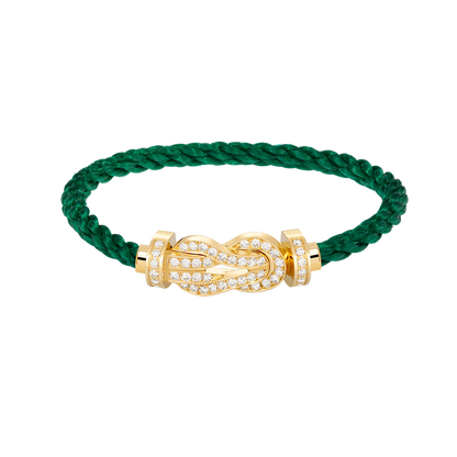 [Eterna Jewels]CHANCE LARGE 8 FIGURE BUCKLE FULLDIAMOND BRACELET GOLD