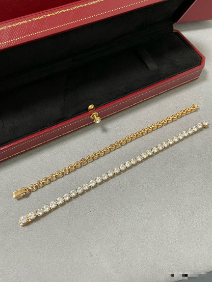 [Eterna Jewels]TENNIS BRACELET WITH FULL DIAMOND SETTING