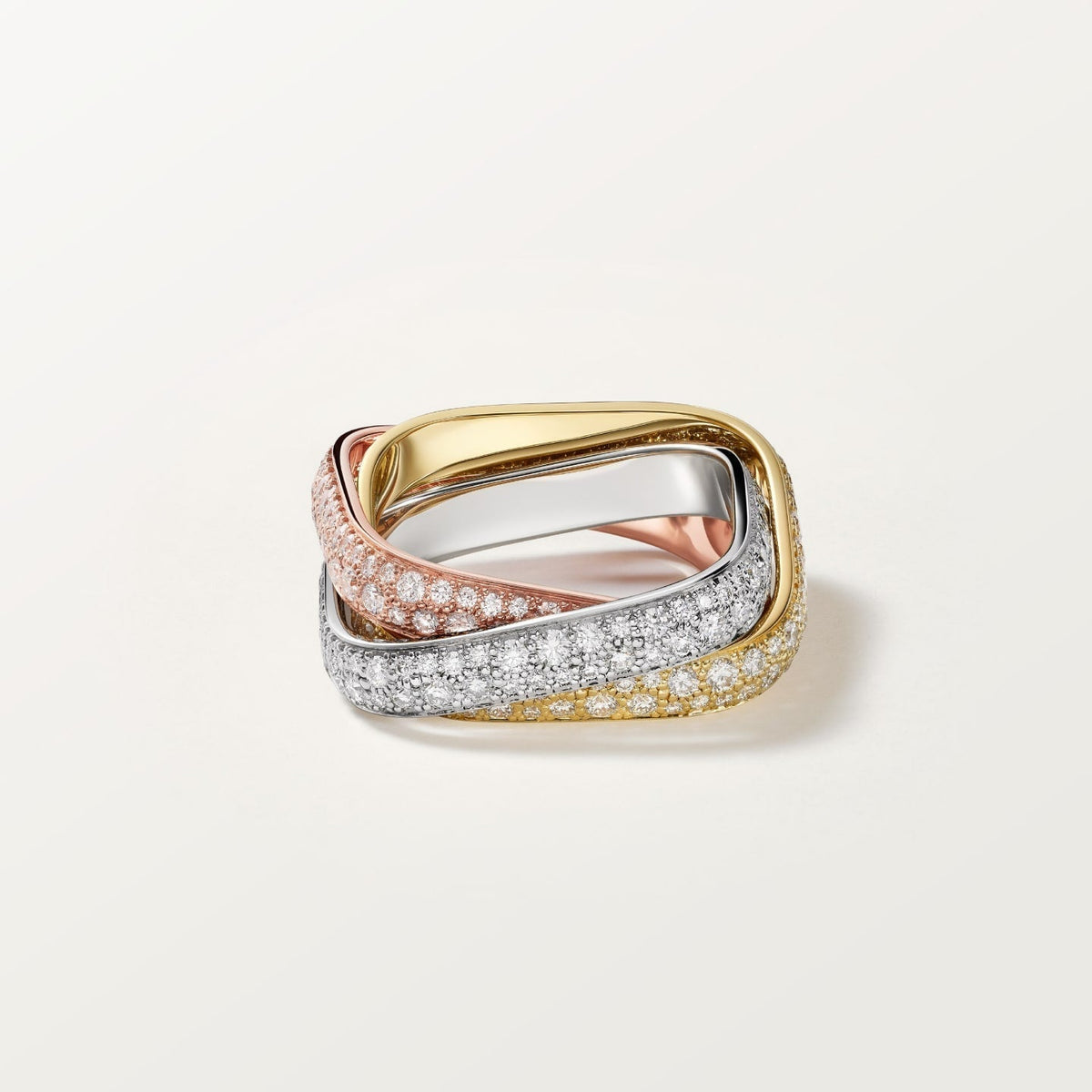 [Eterna Jewels]TRINITY 3.5MM CUSHION RING COLLECTION