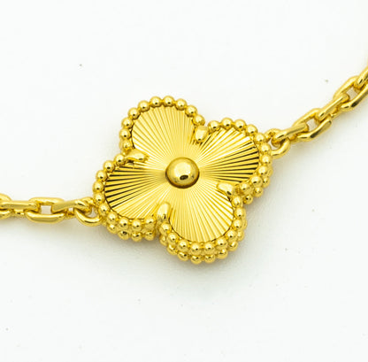 [Eterna Jewels] CLOVER 5 MOTIF LASER BRACELET COLLECTION