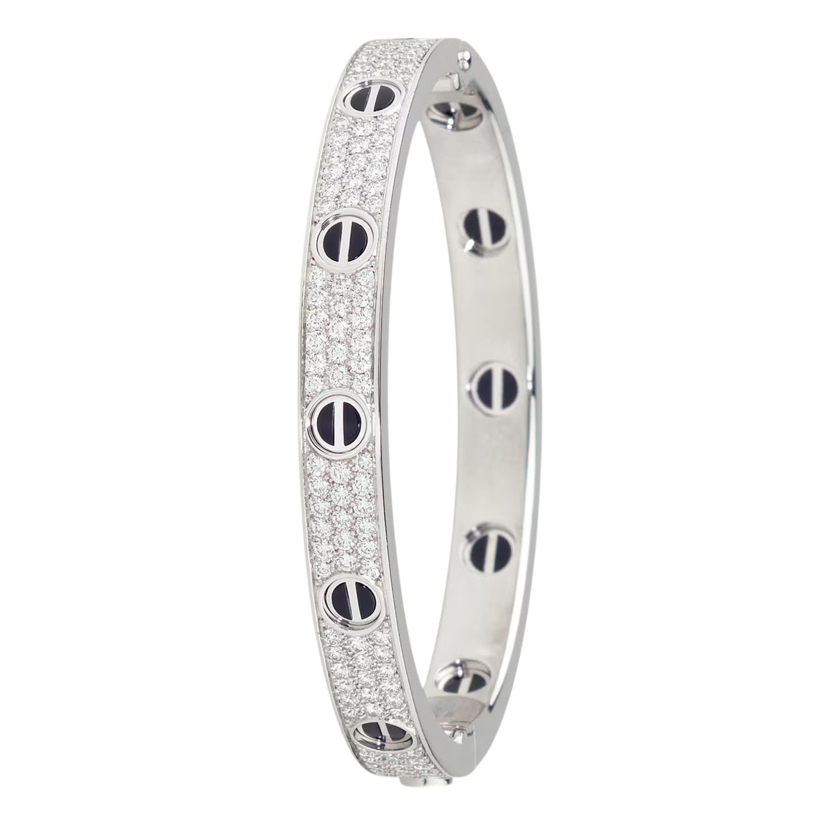 [Eterna Jewels]LOVE BRACELET 6.1MM DIAMOND-PAVED CERAMIC