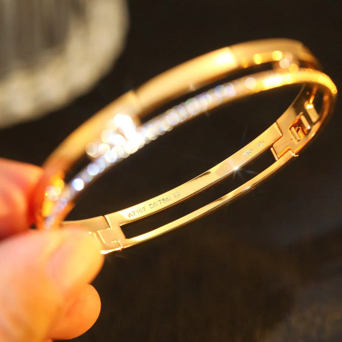 [Eterna Jewels]Move Romane Diamond Bangle Bracelet