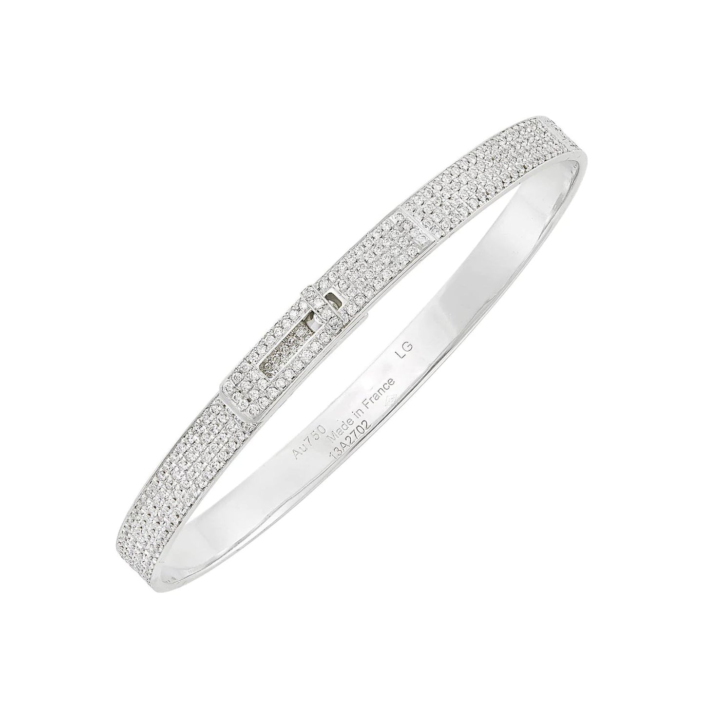 [Eterna Jewels]HM KELLY BRACELET IN SILVER AND FULL PAVE DIAMOND