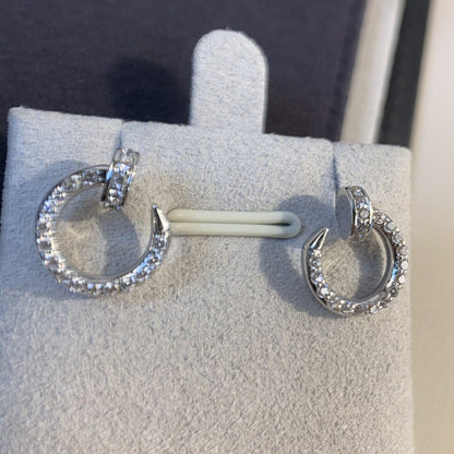 [Eterna Jewels]JUSTE EARRINGS SILVER DIAMONDS