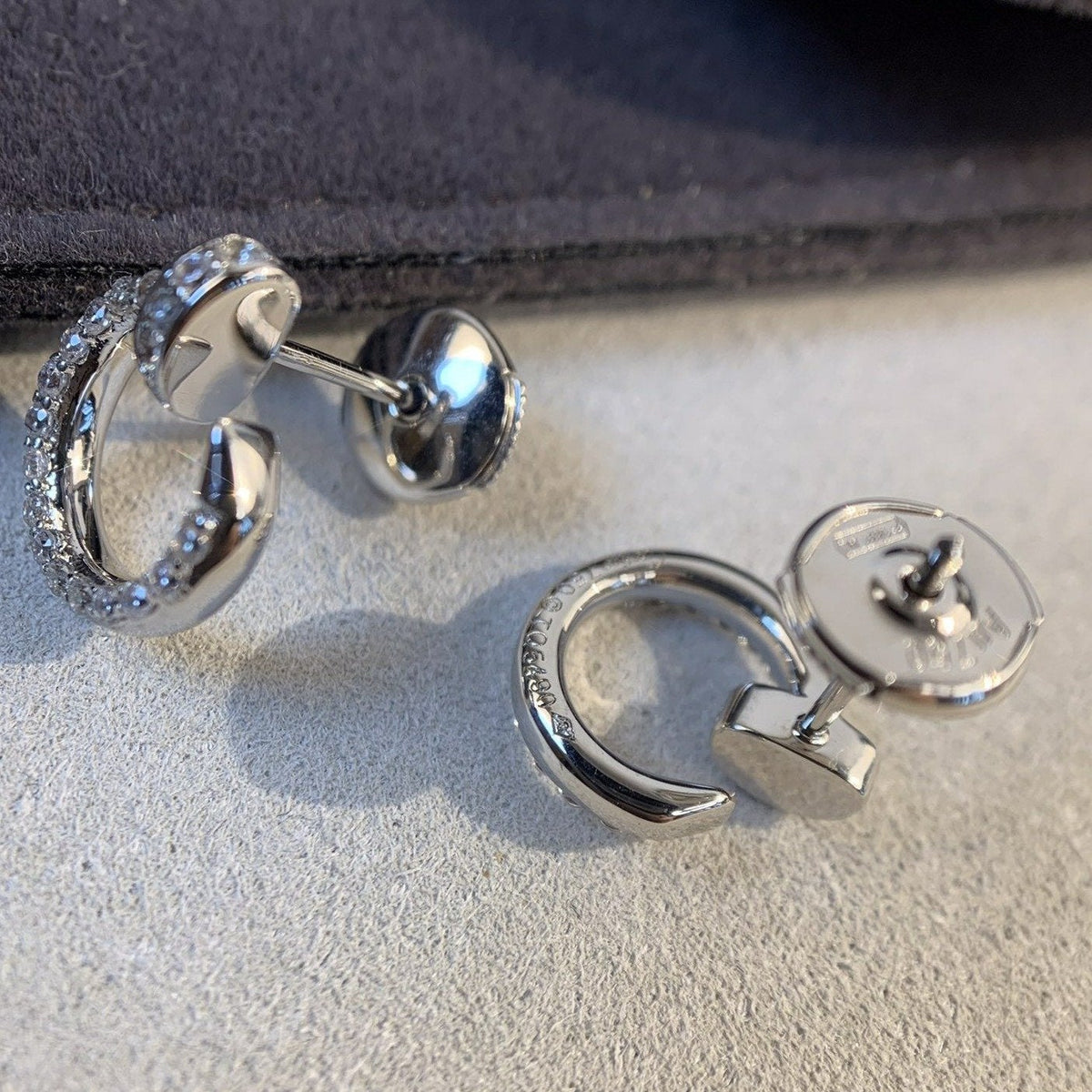[Eterna Jewels]JUSTE EARRINGS SILVER DIAMONDS