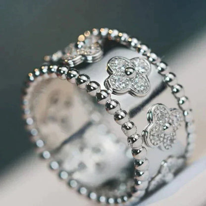 [Eterna Jewels]CLOVER KALEIDOSCOPE RING 10MM