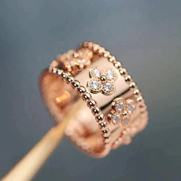 [Eterna Jewels]CLOVER KALEIDOSCOPE RING 10MM