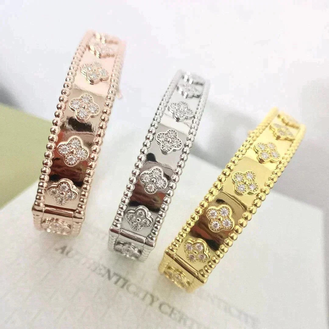 [Eterna Jewels]CLOVER BRACELET 8MM DIAMONDS