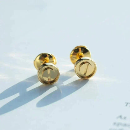 [Eterna Jewels]LOVE EARRINGS GOLD 10MM