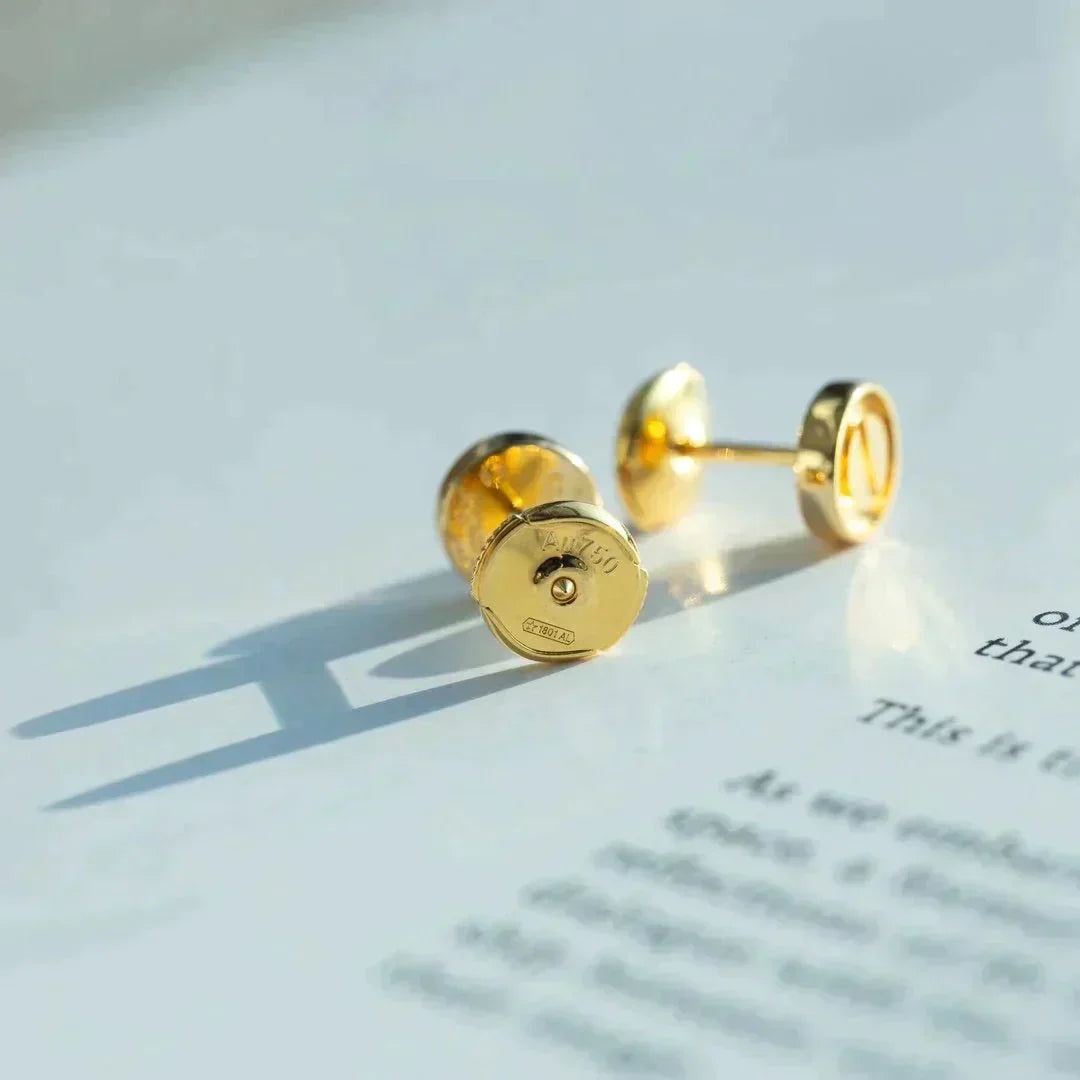 [Eterna Jewels]LOVE EARRINGS GOLD 10MM
