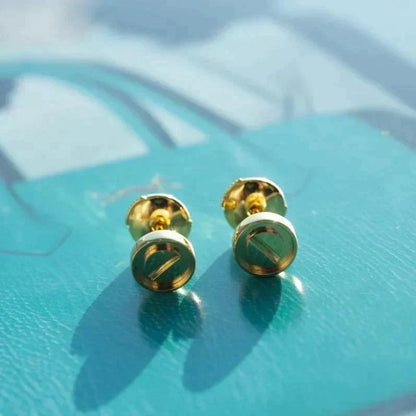 [Eterna Jewels]LOVE EARRINGS GOLD 10MM