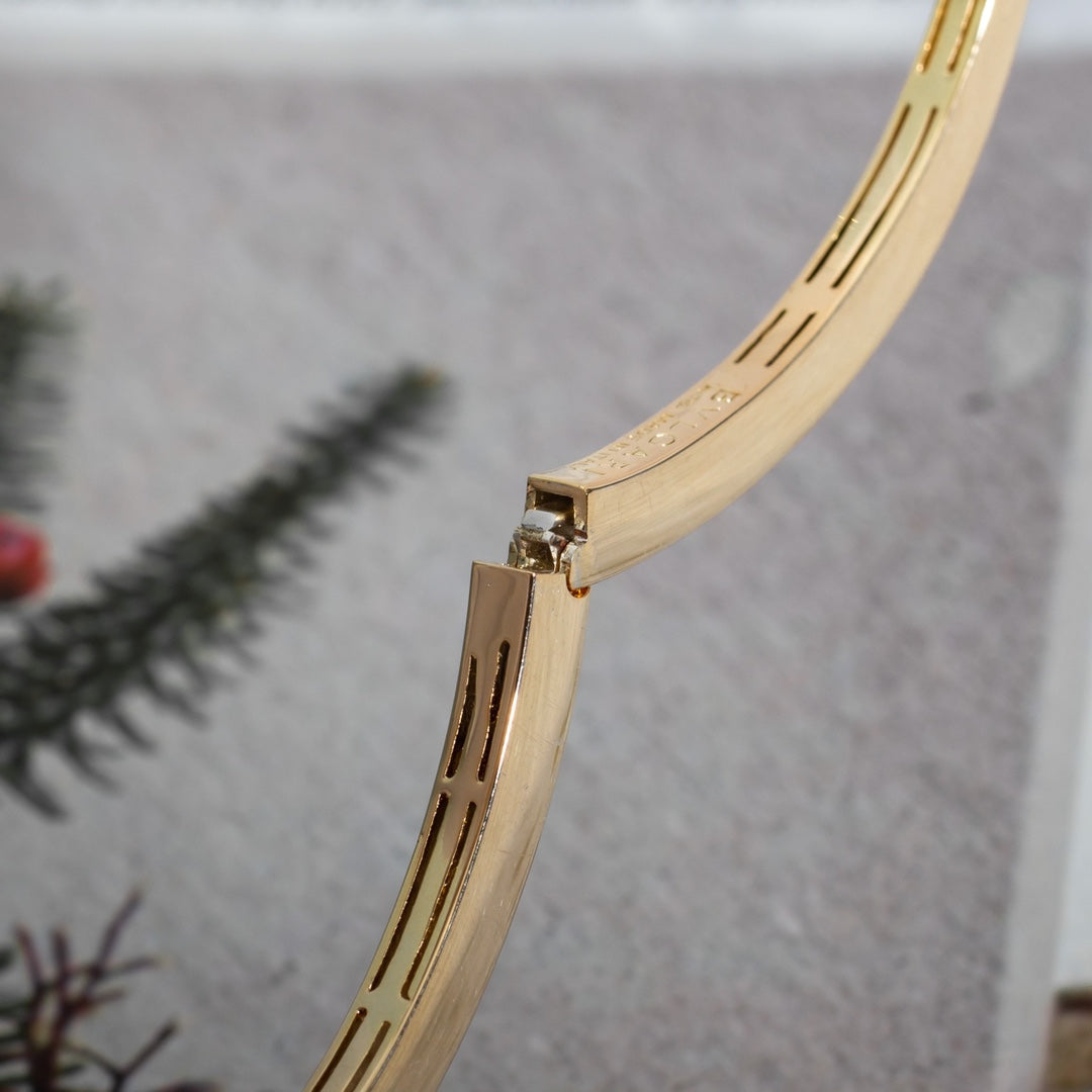[Eterna Jewels]SERPENTI BRACELET PINK GOLD DIAMOND DOUBLE SNAKE