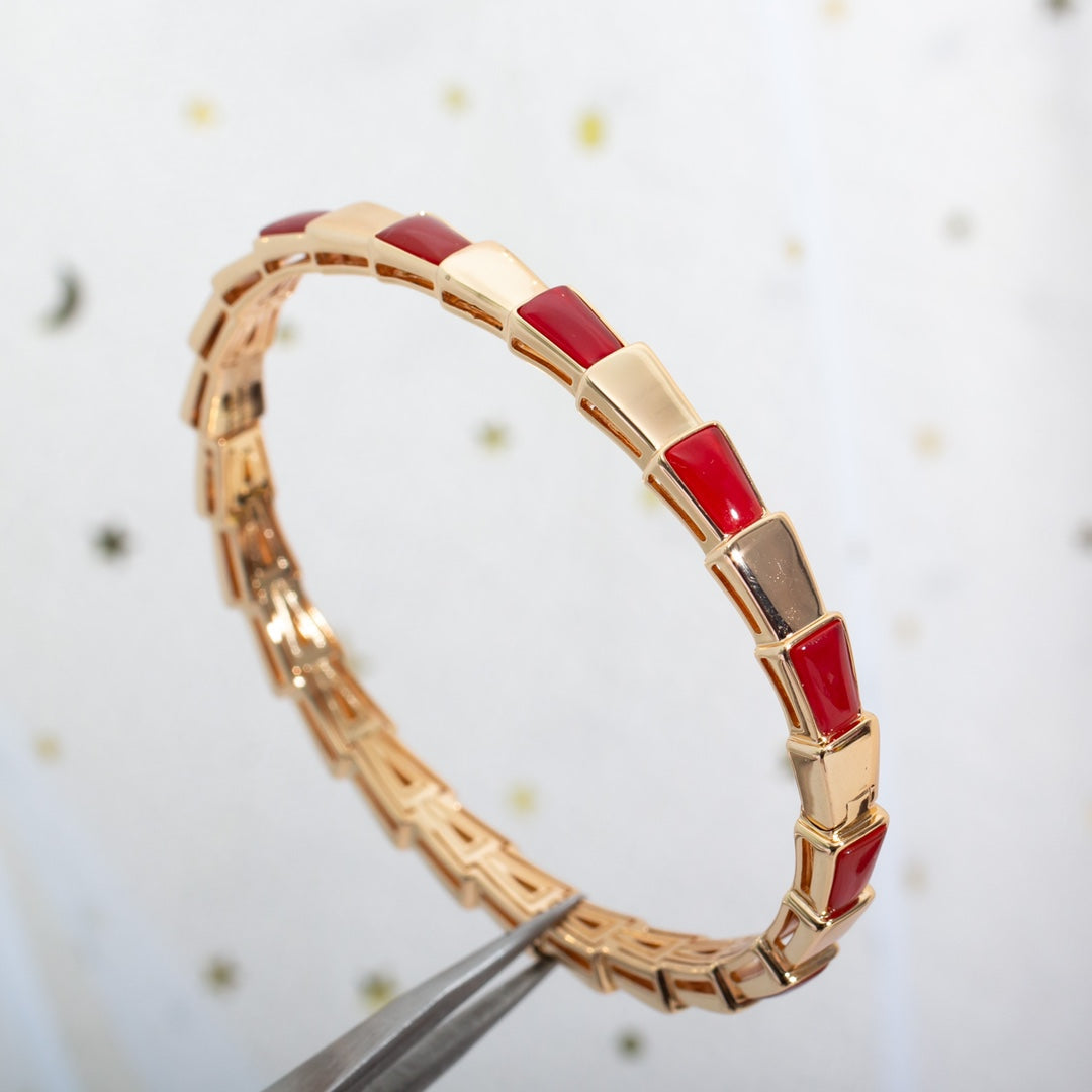 [Eterna Jewels]SERPENTI BRACELET PINK GOLD RUBELLITE