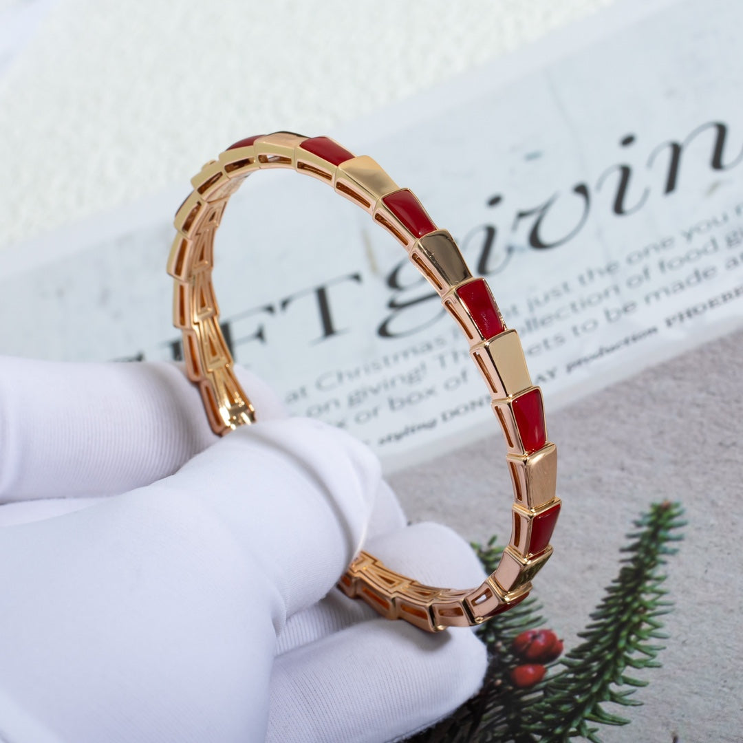 [Eterna Jewels]SERPENTI BRACELET PINK GOLD RUBELLITE