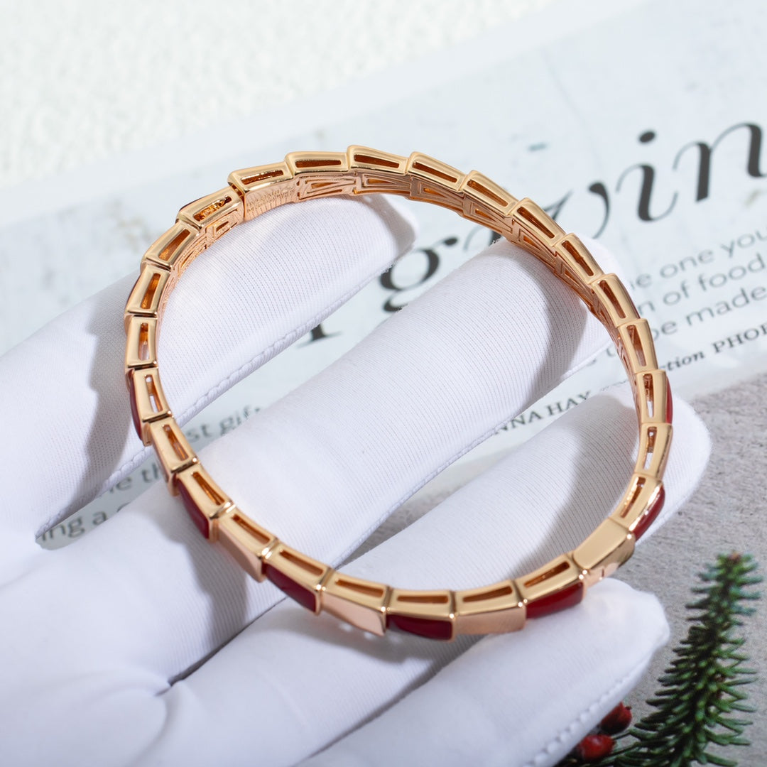 [Eterna Jewels]SERPENTI BRACELET PINK GOLD RUBELLITE