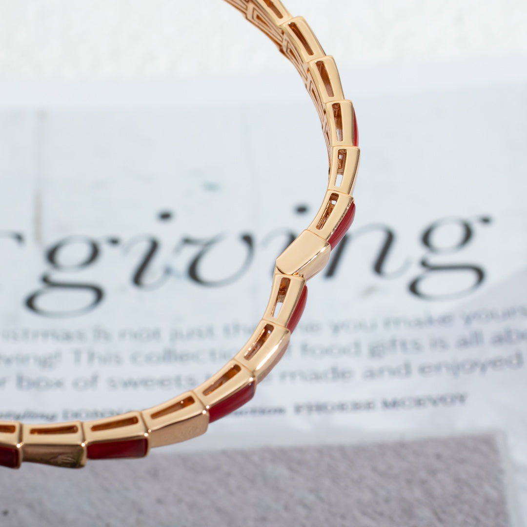 [Eterna Jewels]SERPENTI BRACELET PINK GOLD RUBELLITE