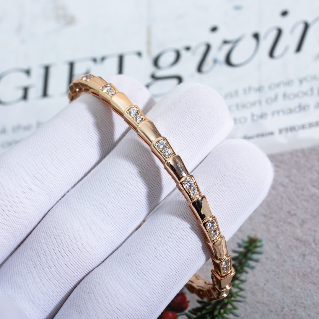 [Eterna Jewels]SERPENTI BRACELET PINK GOLD DIAMOND