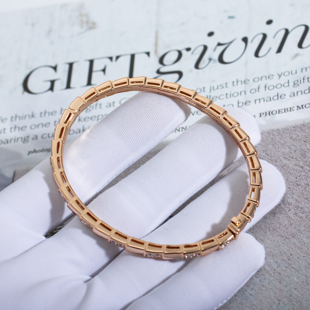 [Eterna Jewels]SERPENTI SMALL BRACELET PINK GOLD DIAMOND