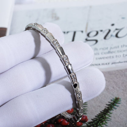 [Eterna Jewels]SERPENTI BRACELET SILVER DIAMOND