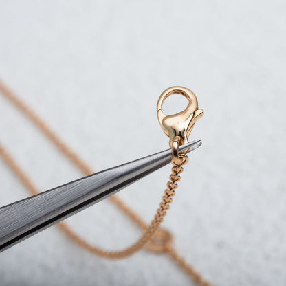 [Eterna Jewels]PARENTESI NECKLACE PINK GOLD