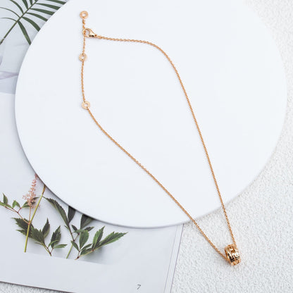[Eterna Jewels]PARENTESI NECKLACE PINK GOLD