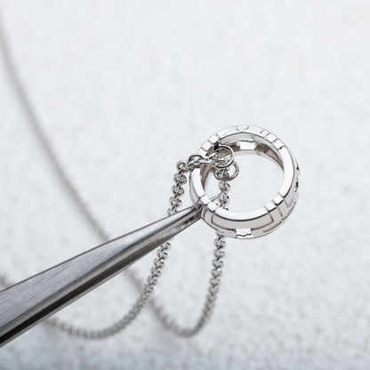 [Eterna Jewels]PARENTESI NECKLACE SILVER