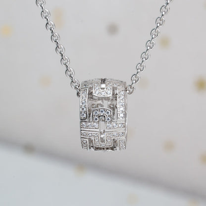 [Eterna Jewels]PARENTESI NECKLACE SILVER DIAMOND
