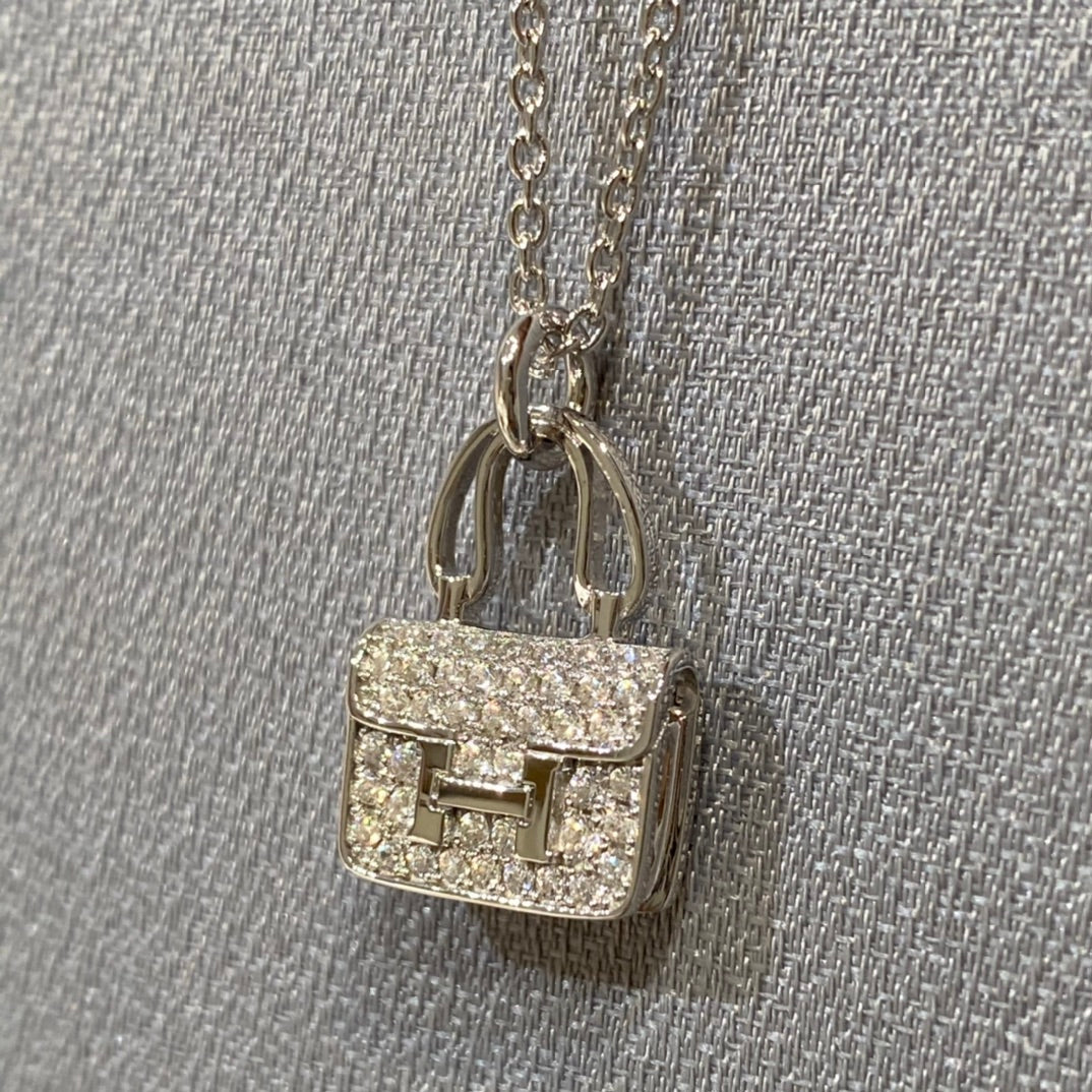 [Eterna Jewels]CONSTANCE PEDANT DIAMOND NECKLACE