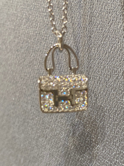 [Eterna Jewels]CONSTANCE PEDANT DIAMOND NECKLACE