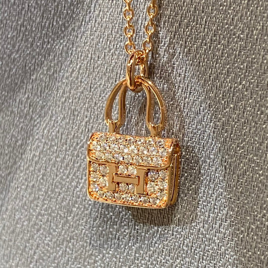 [Eterna Jewels]CONSTANCE PEDANT DIAMOND NECKLACE