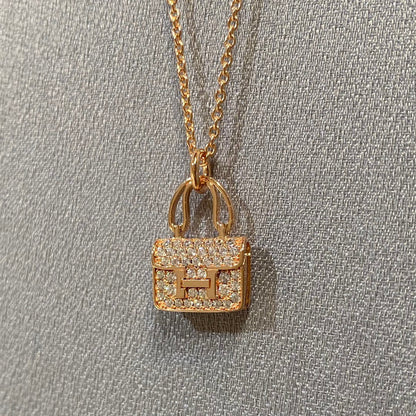 [Eterna Jewels]CONSTANCE PEDANT DIAMOND NECKLACE