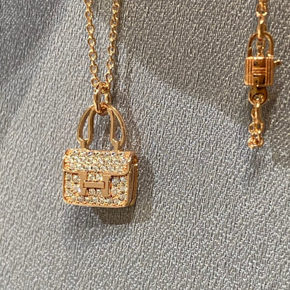[Eterna Jewels]CONSTANCE PEDANT DIAMOND NECKLACE