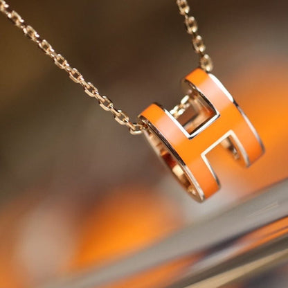 [Eterna Jewels]POP H PEDANT PINK GOLD