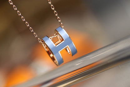 [Eterna Jewels]POP H PEDANT PINK GOLD