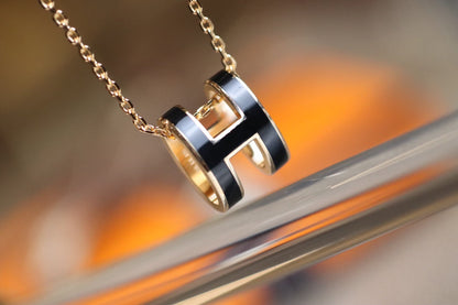 [Eterna Jewels]POP H PEDANT PINK GOLD