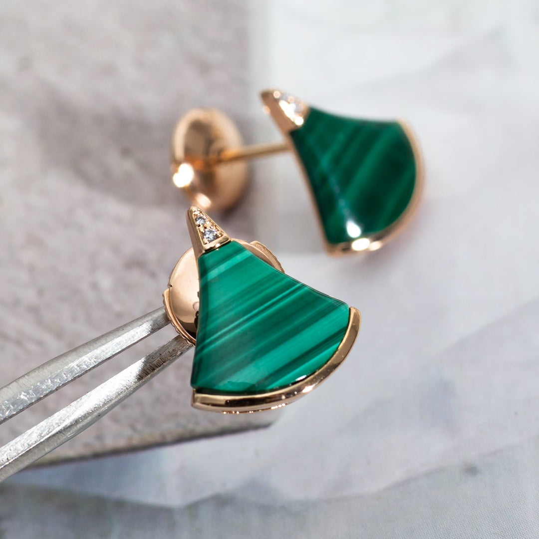 [Eterna Jewels]DIVAS DREAM EARRINGS PINK GOLD