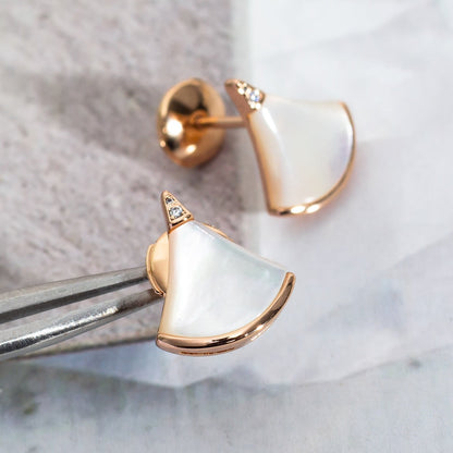 [Eterna Jewels]DIVAS DREAM EARRINGS PINK GOLD