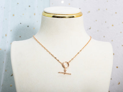 [Eterna Jewels]ECHAPPEE NECKLACE PINK GOLD